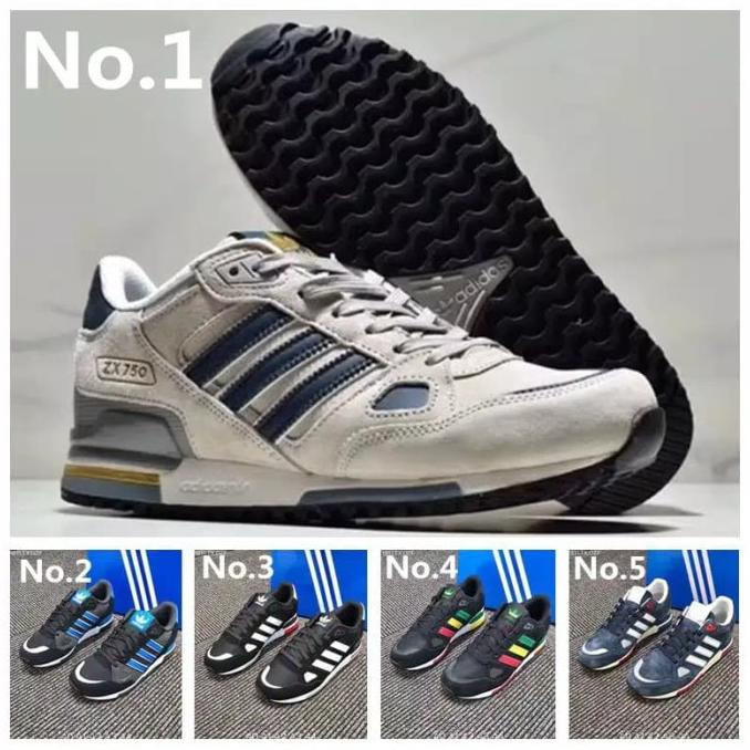 Sepatu Sneakers Adidas ZX 750 Original untuk Pria