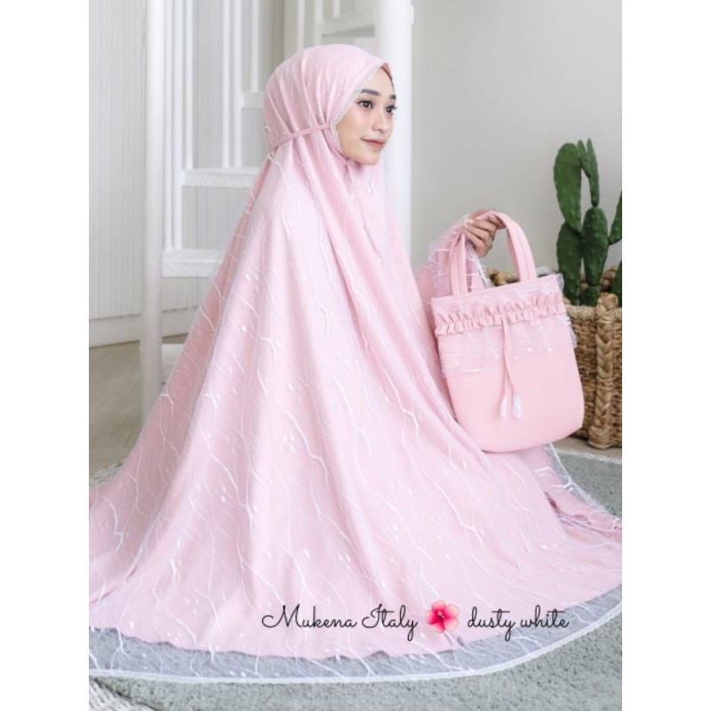 Ready mukena Italy by Delanova