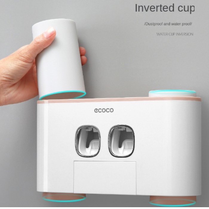 Ecoco Toothbrush Holder Rak Sikat Gigi Dispenser Odol E1802