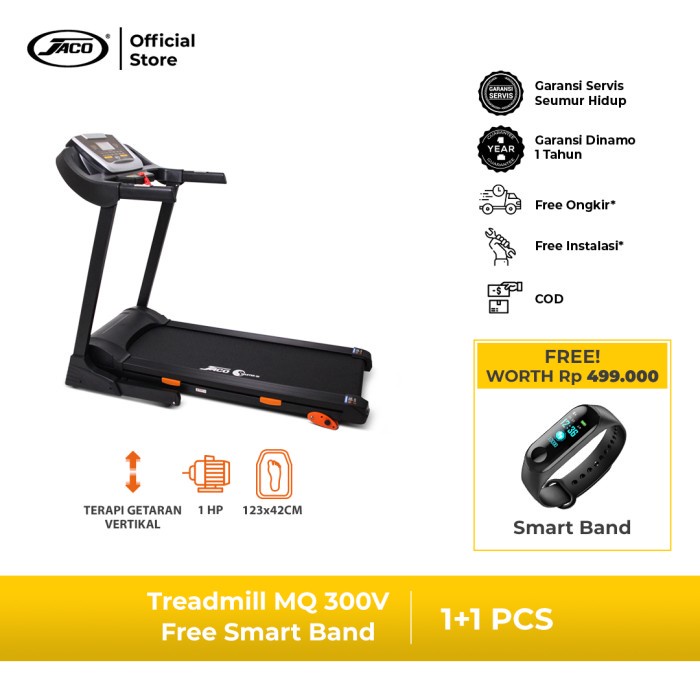 Jaco Electric Treadmill MQ 300 V Alat Fitness