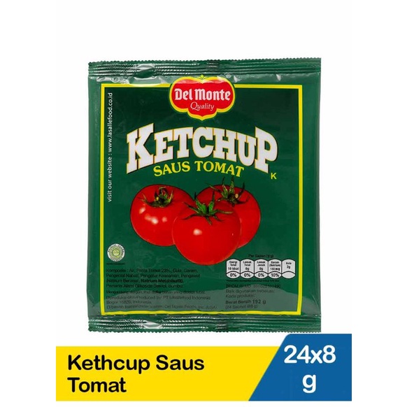 

Delmonte Ketchup Saus Tomat 24X8g