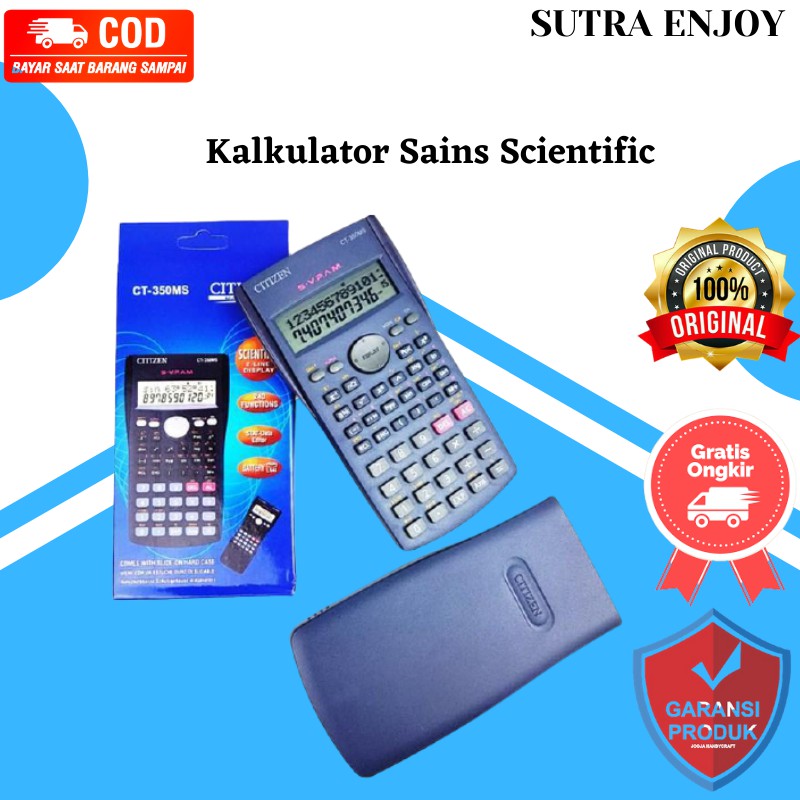 

Kalkulator Citizen Fx 350 MS Sekolah Sains Scientific Untuk Pelajaran IPA FISIKA MATEMATIKA ORIGINAL