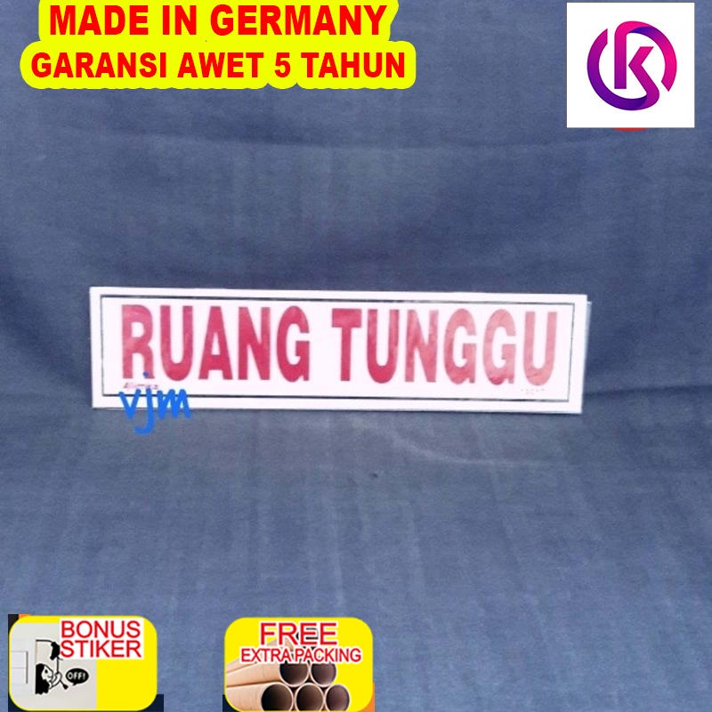 

Terlaris Plat Acrylic RUANG TUNGGU (20x5cm)