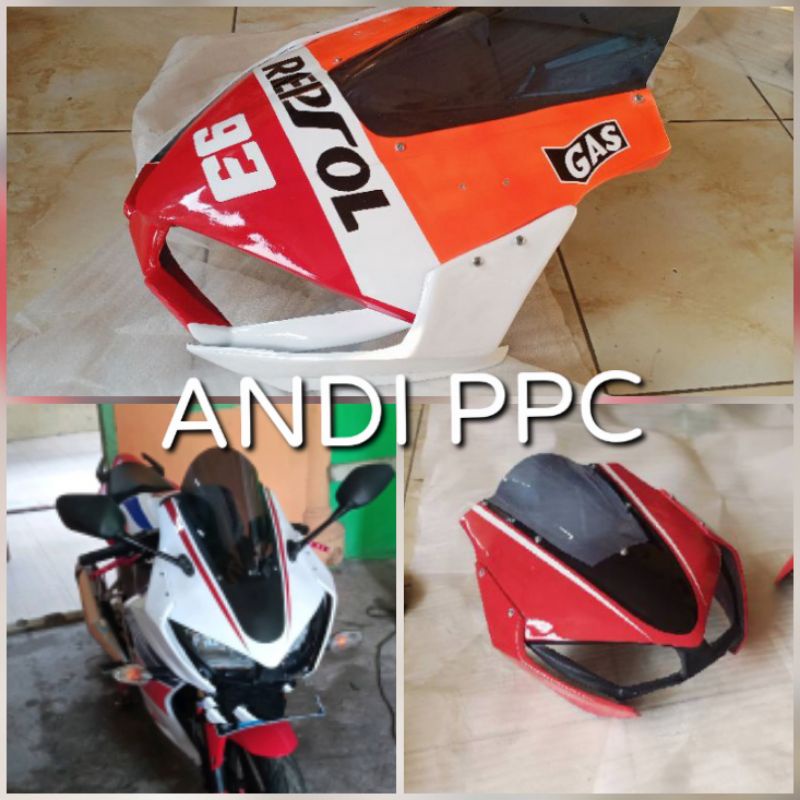 Tameng CBR 150 lokal k45 Kedok CBR 150 Lokal k45 Topeng CBR150 K45 model CBR1000
