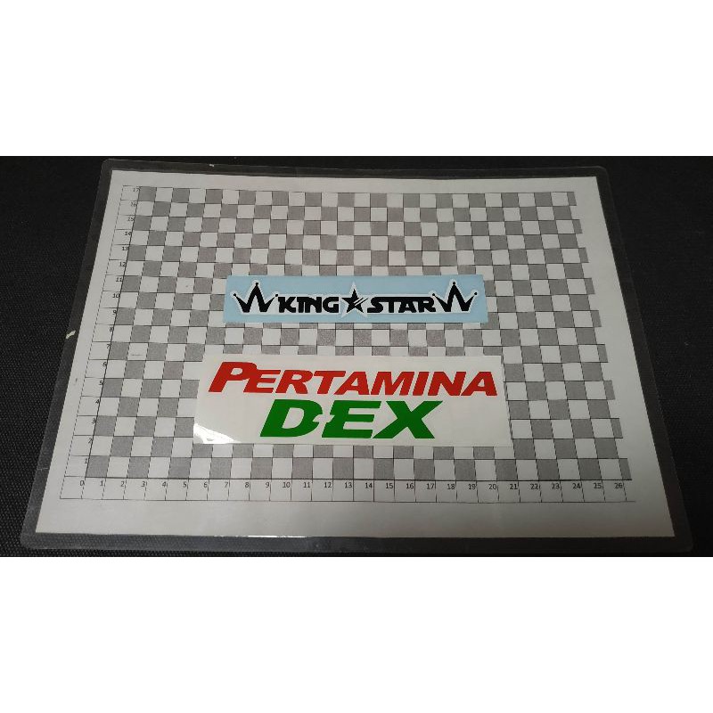 stiker pertamina dex