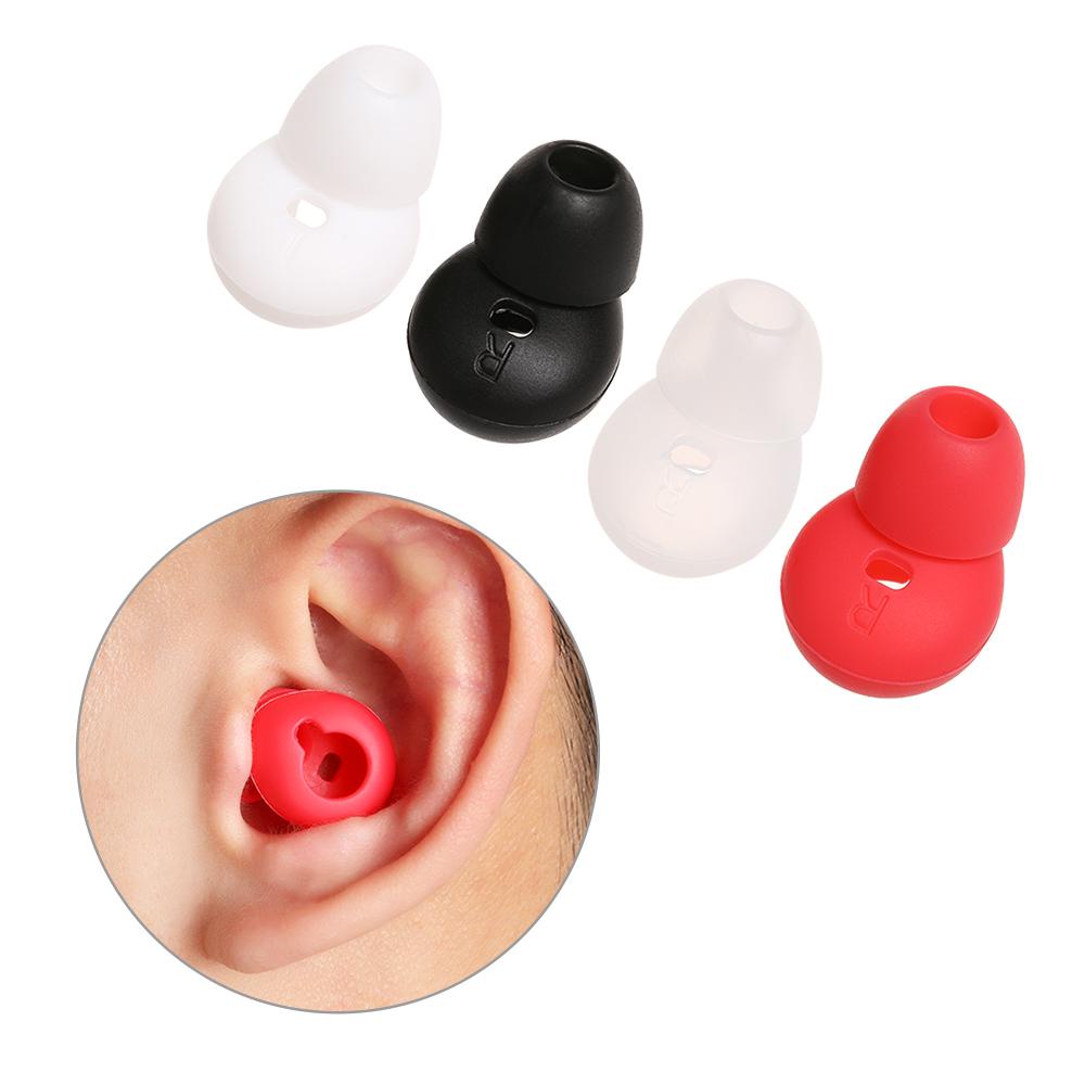 Nanas 1pasang Earbud Silikon Cover Lembut In-Ear Shockproof Ear pads Case