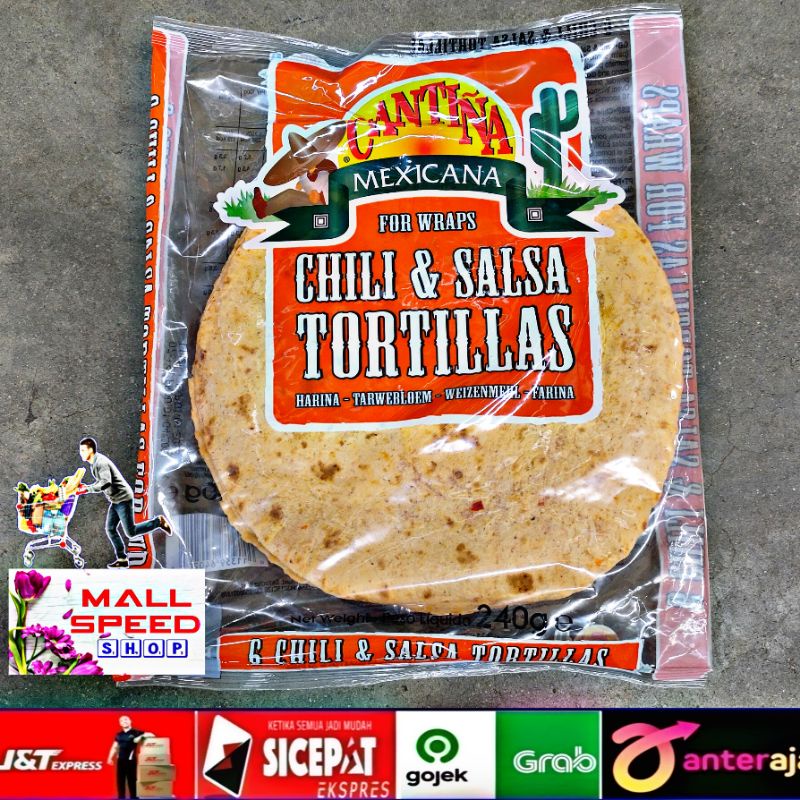 

Chilli & Salsa Tortillas 6 Wrap Cantina Mexicana - 240Gram