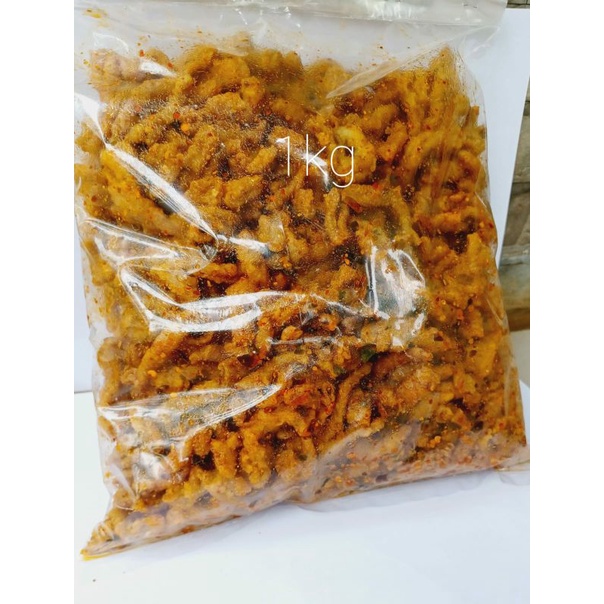 

USUS AYAM CRISPY [ 1 kg ] BUMBU BASAH PEDAS DAUN JRUK