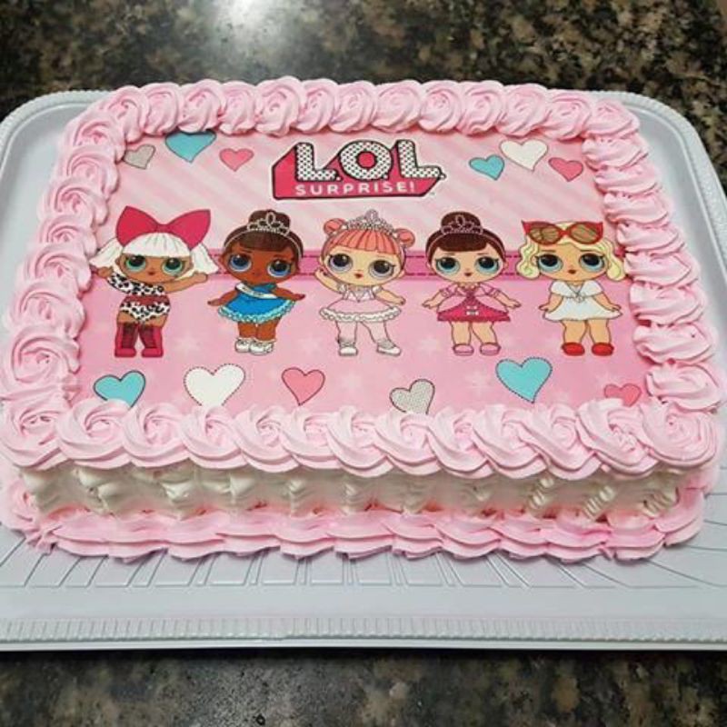 

Cetak Edible Printing Dekorasi Kue Tart Ulang Tahun Kertas Bisa Dimakan Karakter Gambar Kartun Foto