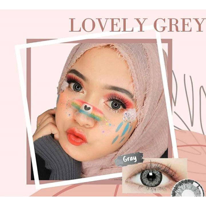 LIVING COLOR LOVELY 2T GREY (-0.50 S/D -6.00)