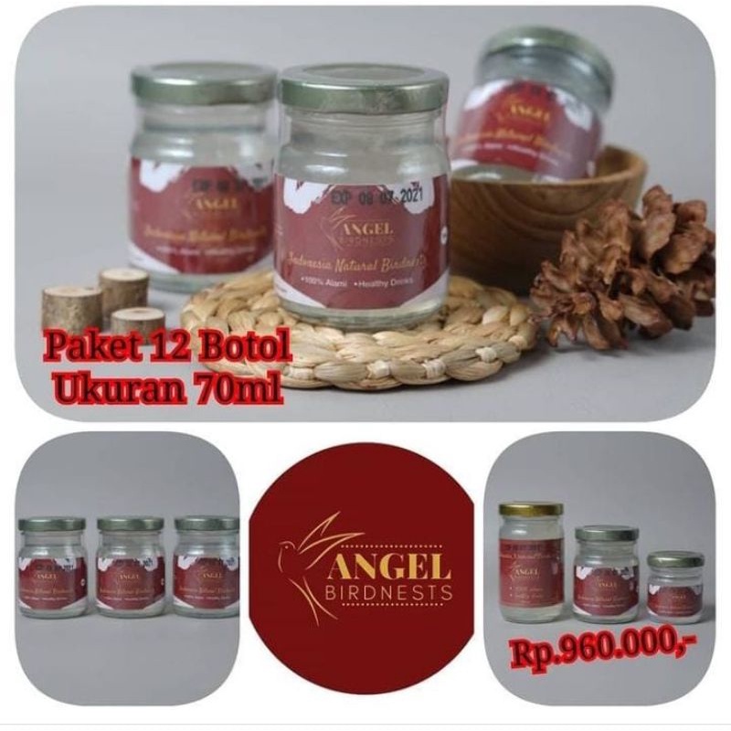 

angelbirdnests paket hemat (70ml) 12 botol.