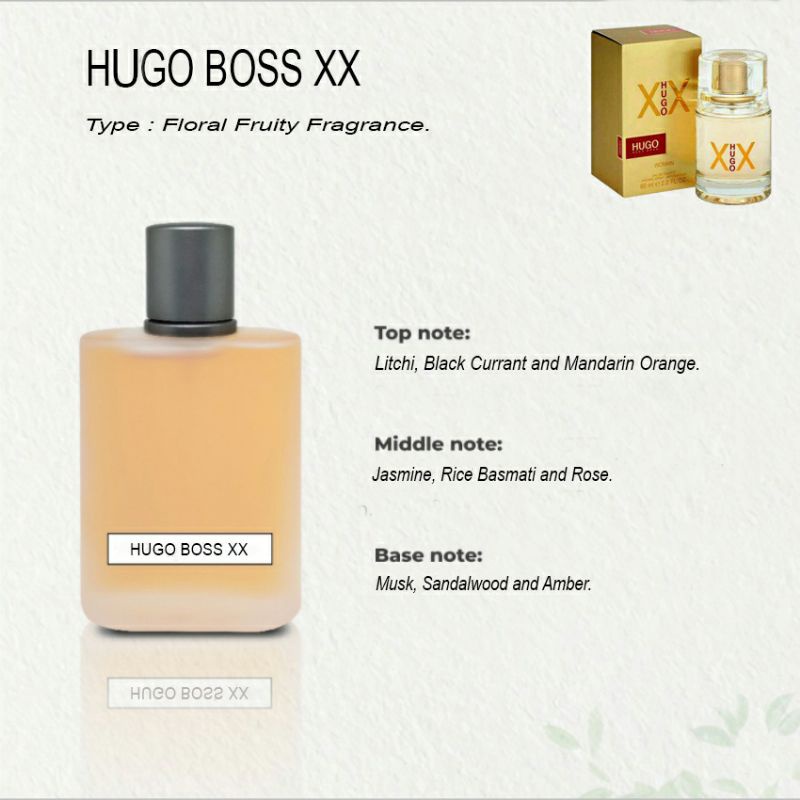 Parfum Refill HUGO BOSS XX