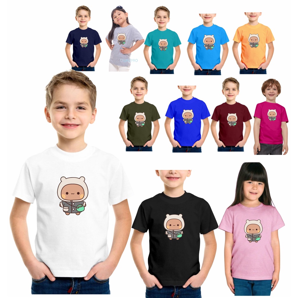 Kaos oblong anak anak bergambar print digital unisex bisa di pakai laki laki dan perempuan 006