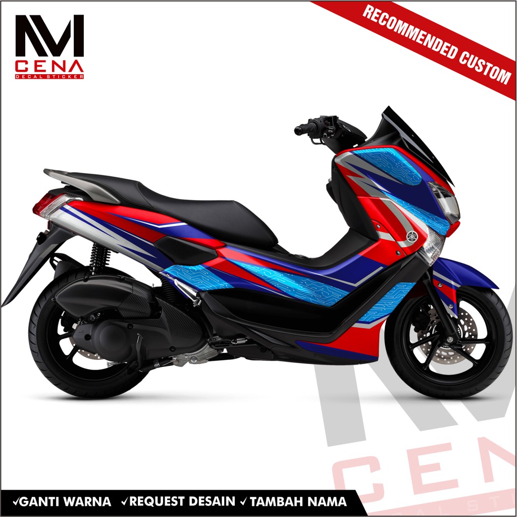 Jual Sticker Striping Decal Nmax full body sticker Nmax red gfx custom