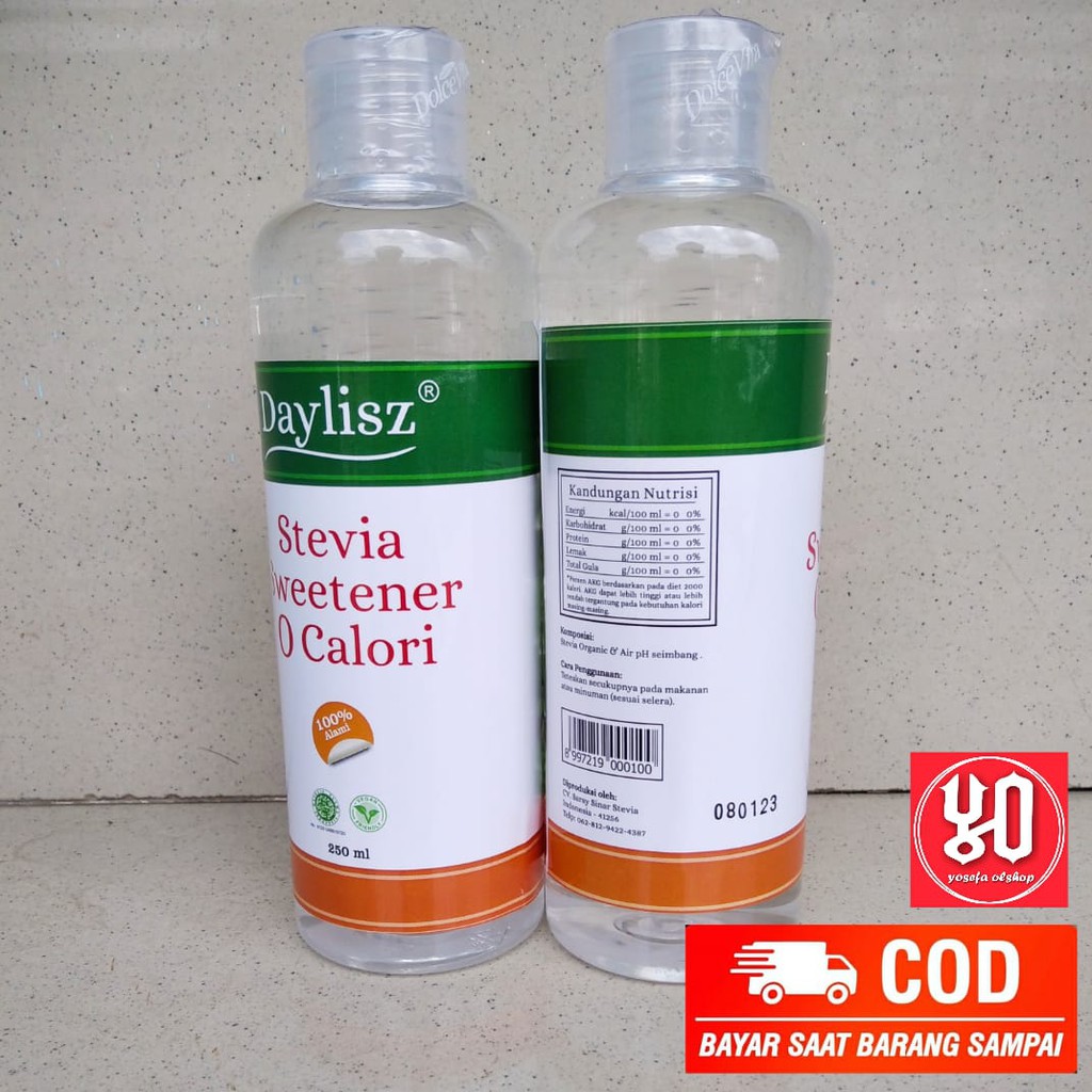 

STEVIA CAIR 250 ml PEMANIS ALAMI / GULA CAIR NOL KALORI