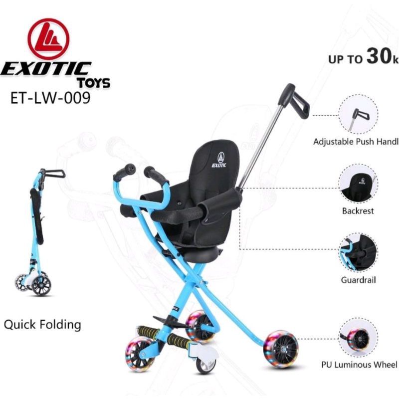 MAGIC STROLLER EXOTIC ET - LW007 KERETA DORONG EZZY STROLLER