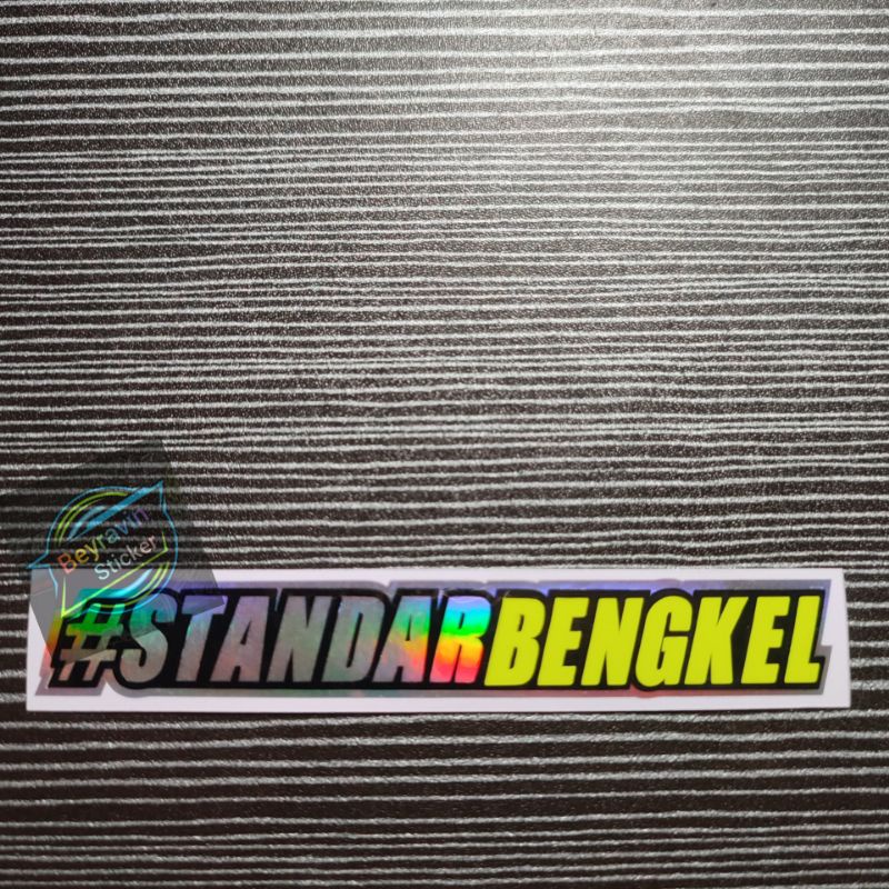 STICKER STANDAR BENGKEL CUTTING