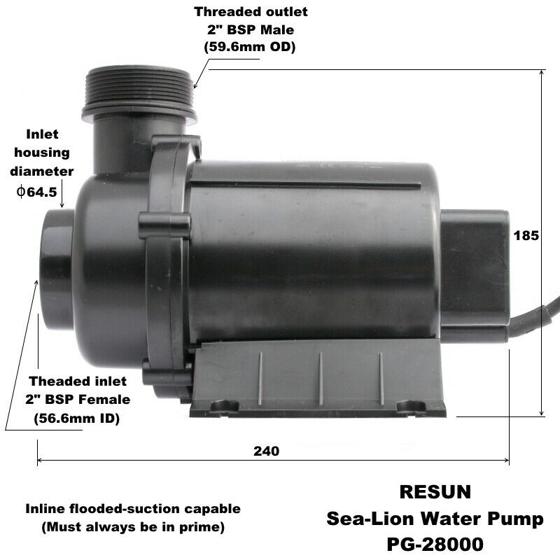 RESUN PG 28000 PG28000 Pompa Celup Sea Lion Water Pump Submersible