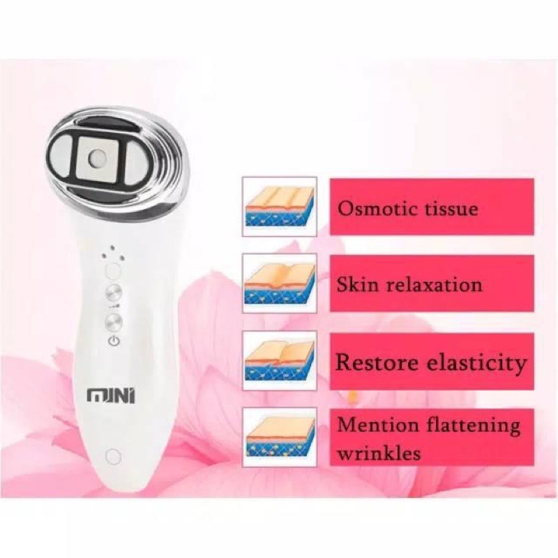 Mini rf hifu alat ultrasound radio frequency rf 2in1 detox anti aging kerut kantung mata best seller