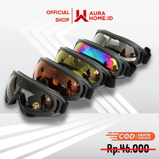 Kacamata Goggles Ski UV400 / Kacamata Googles Goggle Gogle Goggles Ski Ice Skating Mask Motor Cross 