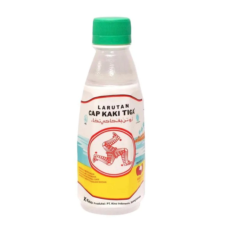 

Cap Kaki Tiga Larutan Penyegar Botol 320ml - Leci / Guava / Jeruk