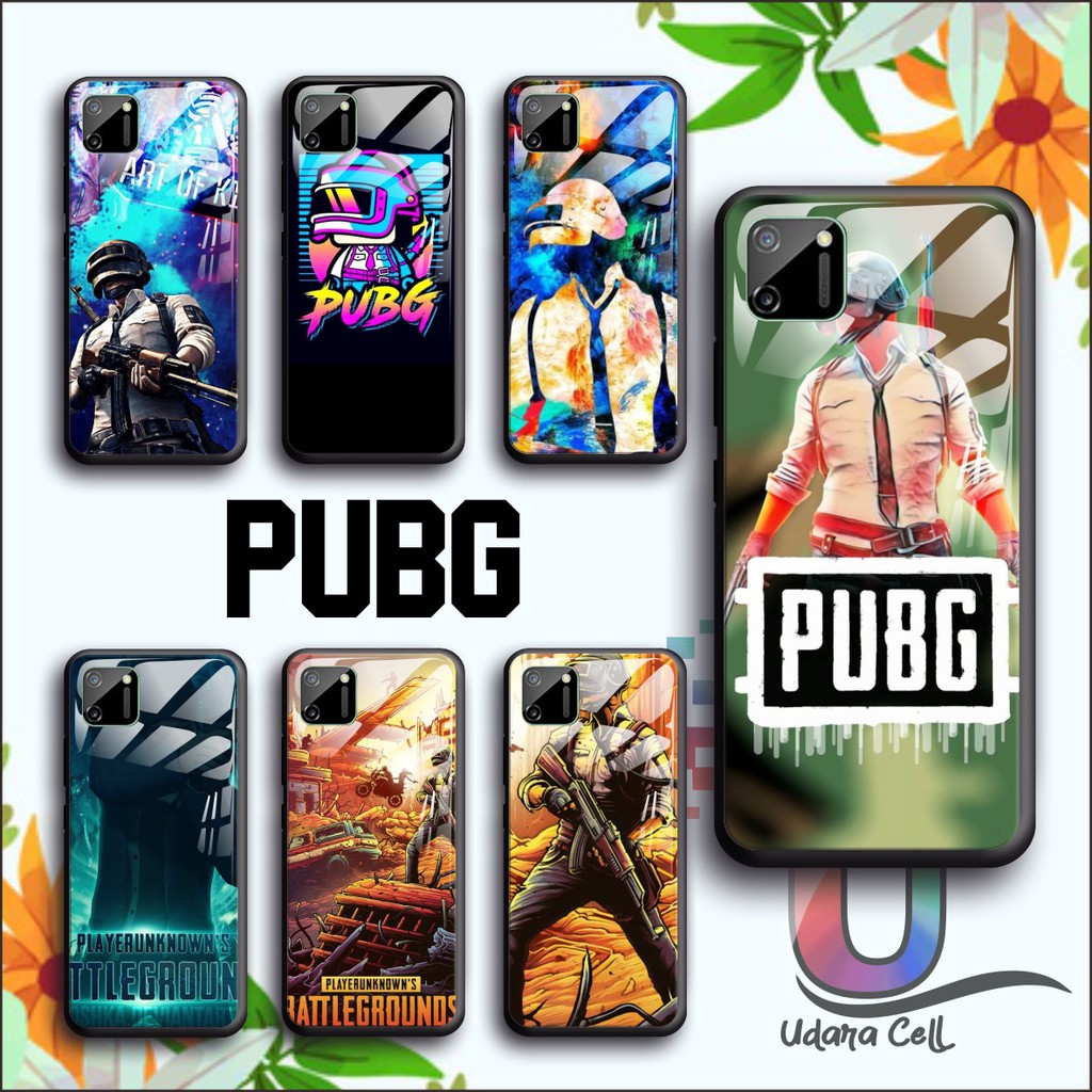 UC Case softcase silikon PubG back case glass vivo y91 y93 y95 y91c y71 y81 y12 y15 y17 y53 v5 y11