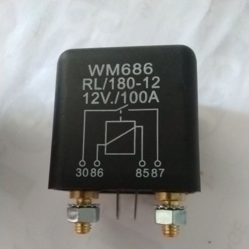 Relay 12 V 100A /Relay ampere besar 100 A 12 v