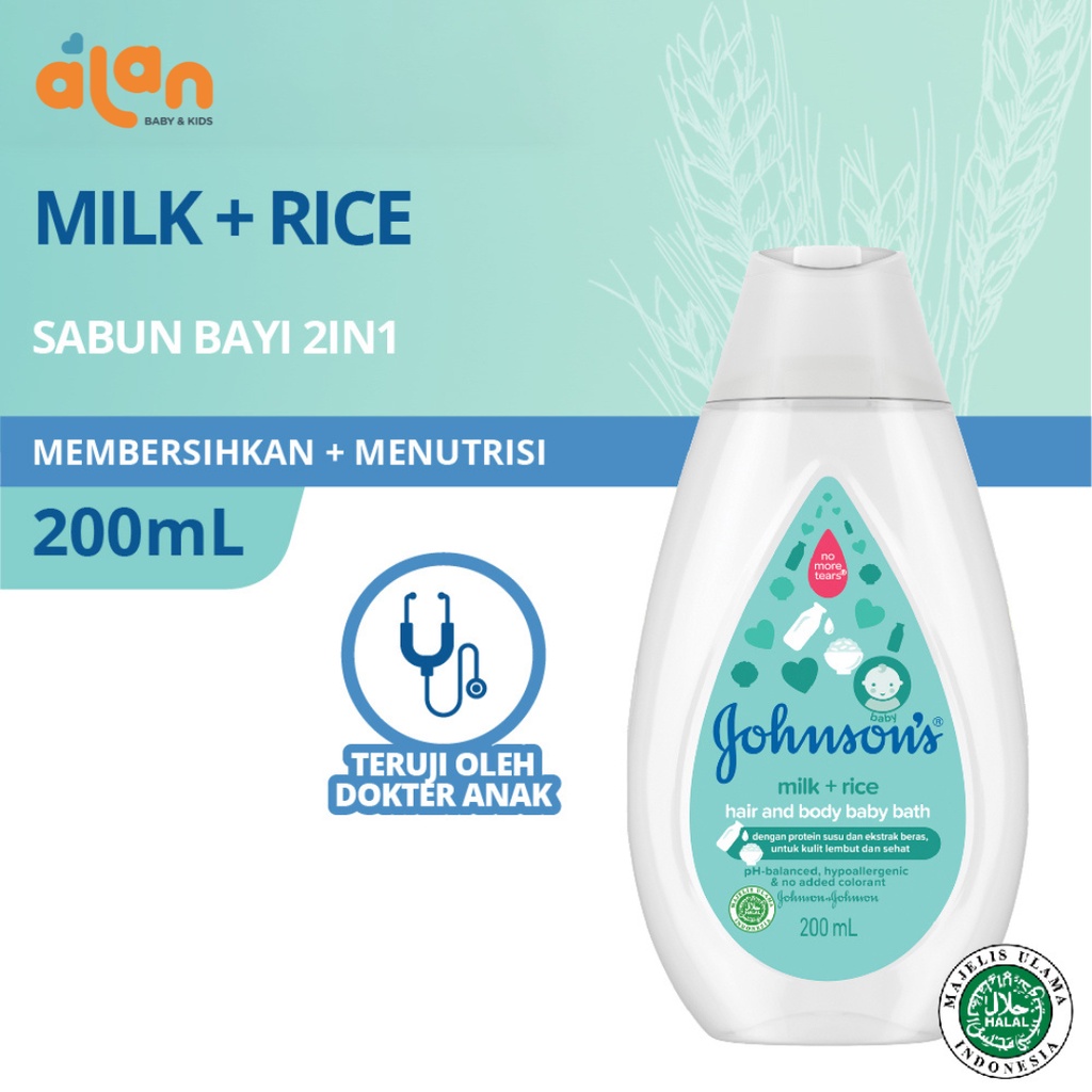 Johnson's Baby Bath All Variant Botol dan Refill 200ml