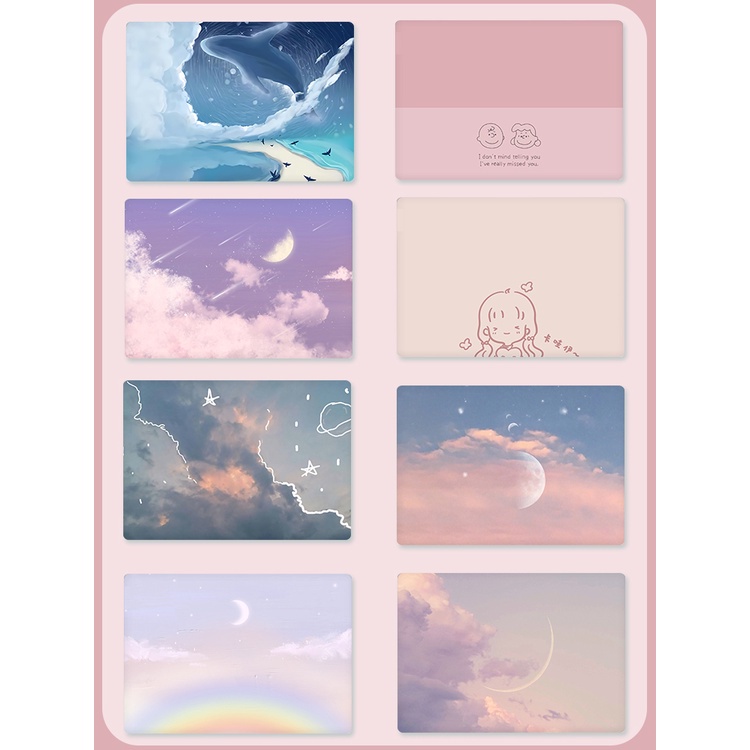 XIAOMI Stiker Skin Vinyl 2 Sisi Universal Diy Untuk Laptop Lenovo Pro13 / Air14 / Asus Fx80 / Dell / 14 &quot;/ 5000 / Huawei 15.6