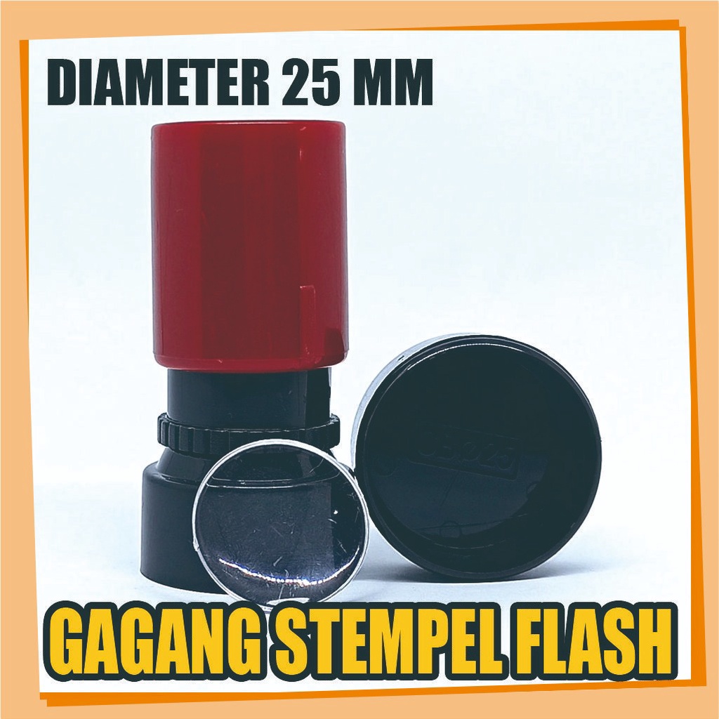 

Gagang Stempel Flash Ukuran diameter 25mm