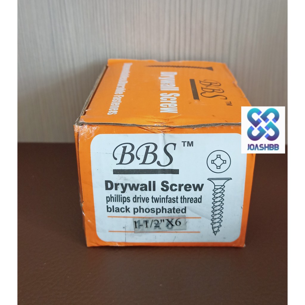 Sekrup Gypsum Baja / Baut Skrup Kayu Drywall Screw 900gr 1 kotak