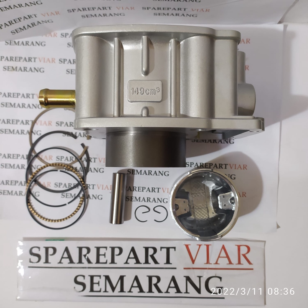 silinder Blok viar 150  cylinder blok set piston ring piston viar karya 150 radiator BLOK SILINDER K