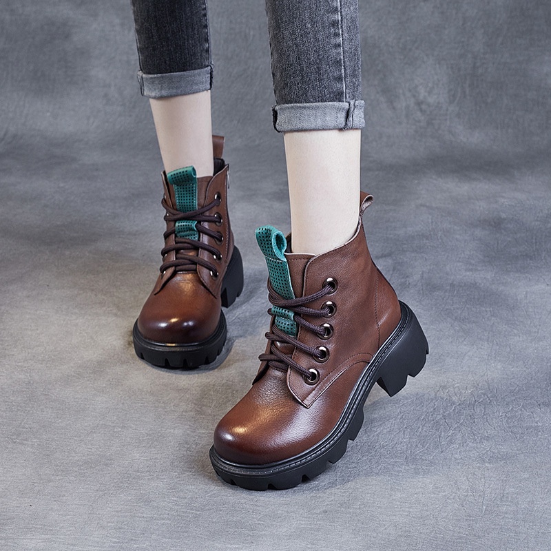 Dr. Martin Boot Sepatu Wanita Dr. Martens Sepatu 2021new Wanita Pertama Lapisan Kulit Sapi Sepatu  I