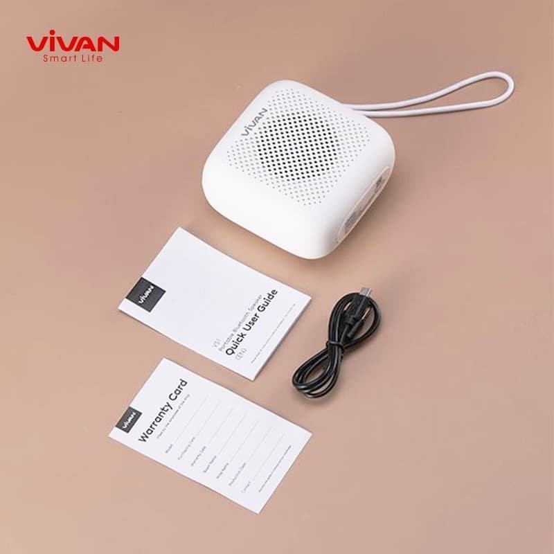 Speaker Bluetooth 5.0 VIVAN VS1 Outdoor Waterproof Support SD Card