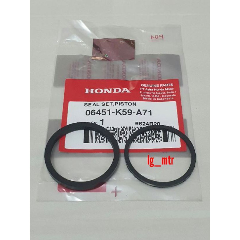 HONDA ORI AHM SEAL PISTON KEPALA BABI SEAL SET PISTON NEW VARIO 125 ESP K60R NEW VARIO 150 ESP 06451-K59-A71