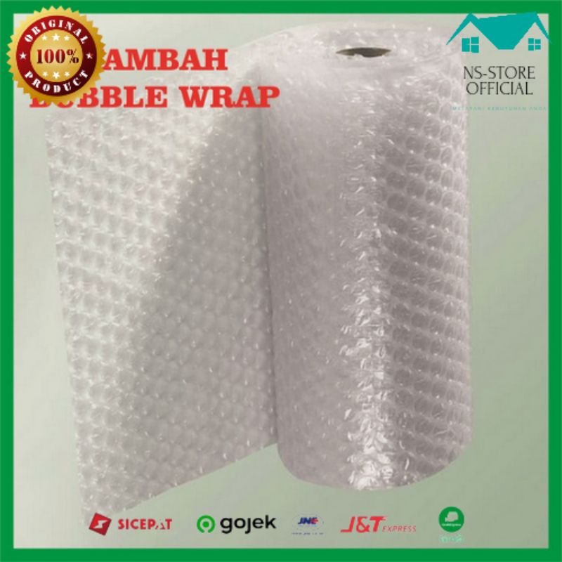 

bubble wrap tambahan packing