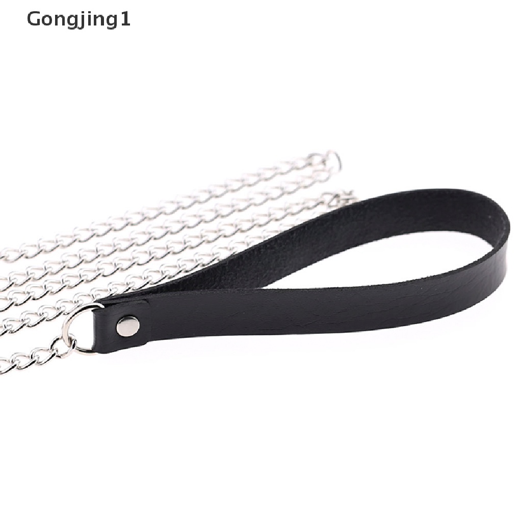 Gongjing1 Kalung Choker Kulit Aksen Rivet Gaya Punk Gothic Untuk Wanita