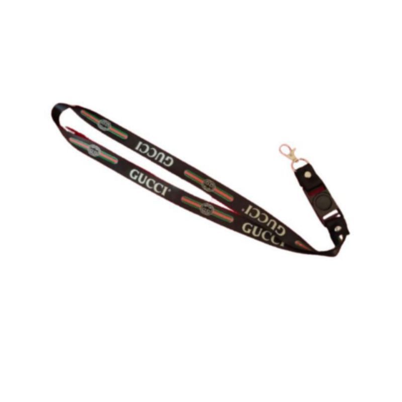 

TALI LANYARD GANTUNGAN GUCCI | KUNCI | BAND | LOGO | ID CARD | HP | FLASHDISK | KARTU NAMA
