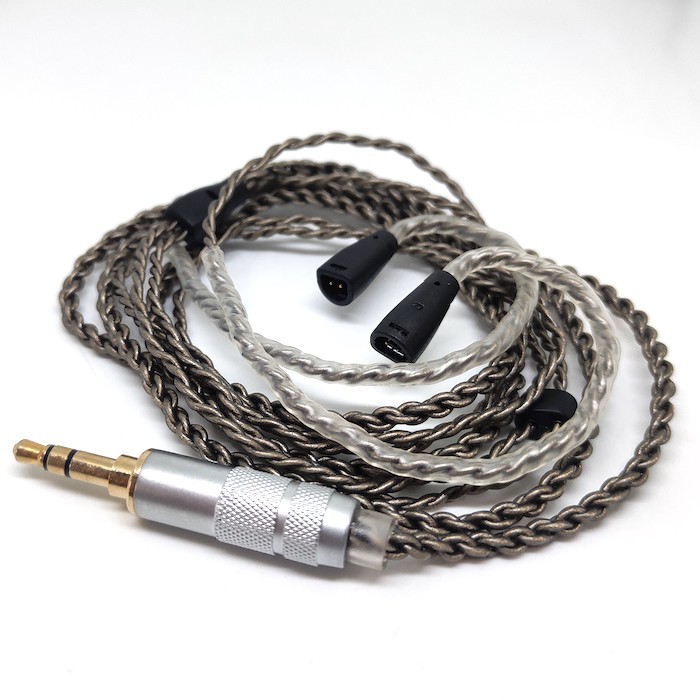 Sennheiser IE80 Pin Custom Smooth Soft Silver Plated Cable Replacement