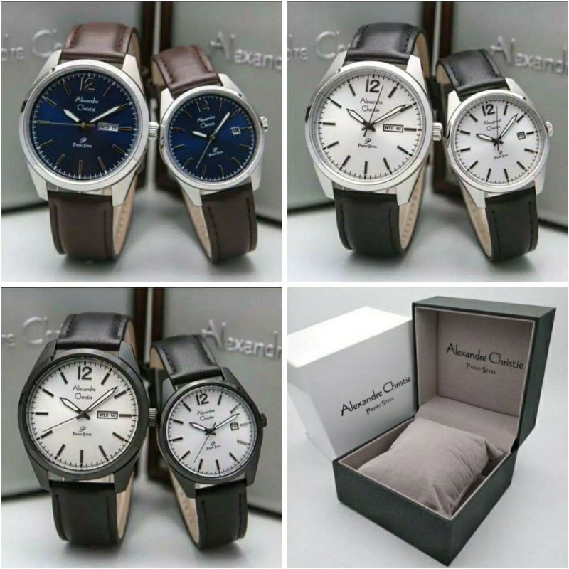 Jam Tangan Couple ALEXANDRE CHRISTIE AC 1012 / AC1012 / 1012