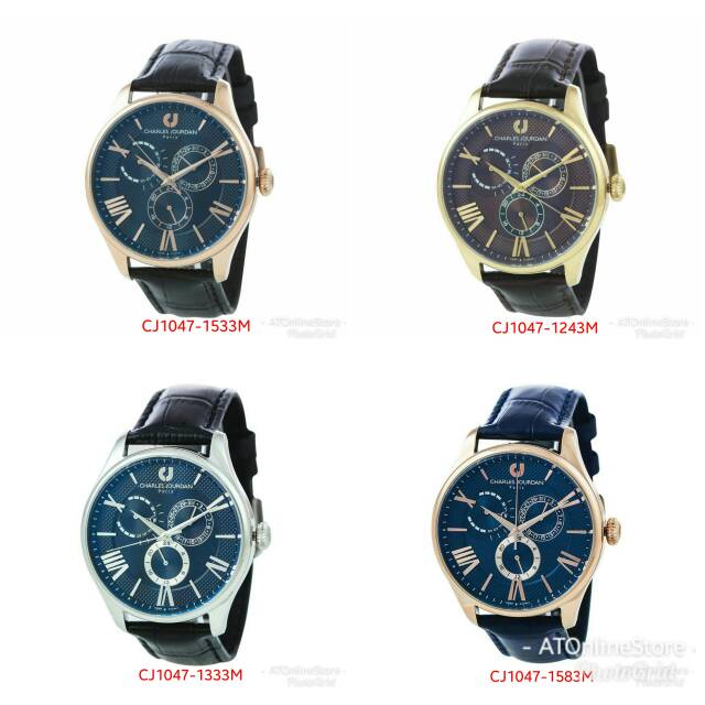 Jam Tangan Pria Charles Jourdan CJ1047 Original