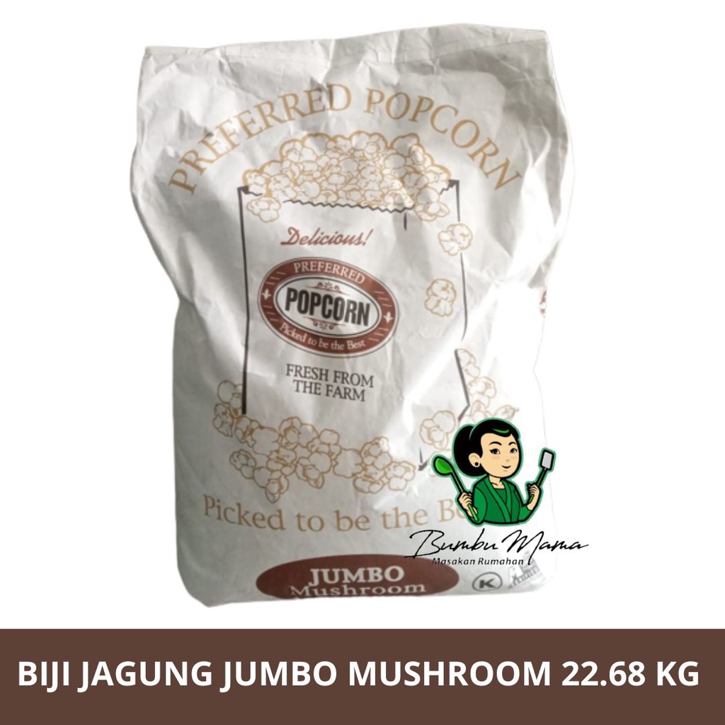 Jual Jagung Popcorn Mushroom Jumbo 1 Sak Biji Jagung Bigball 2268 Kg Shopee Indonesia 5154