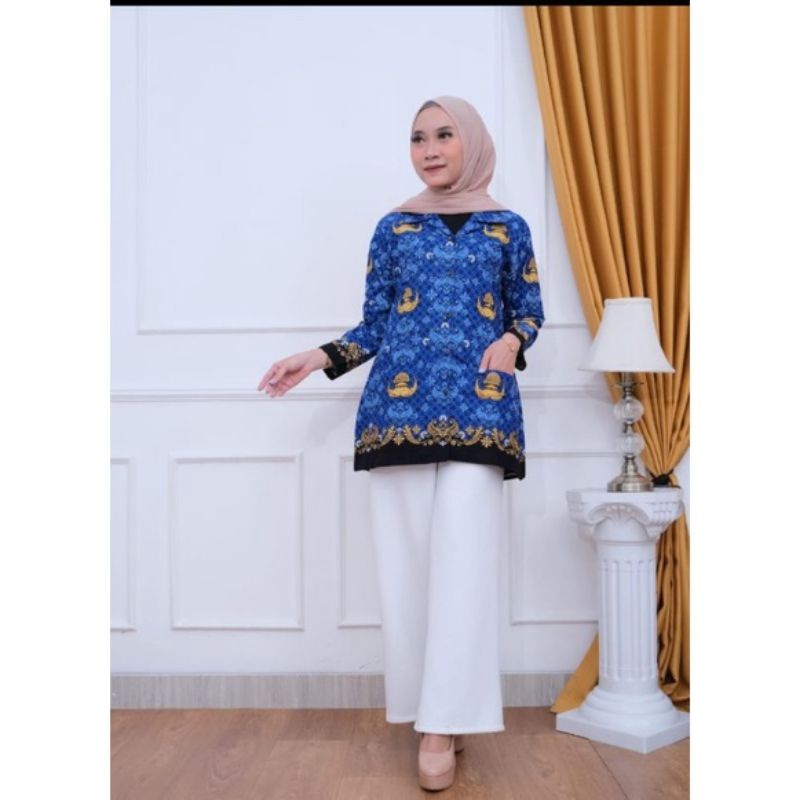 Seragam Korpri Terbaru 2022 Lapis Furing &amp; Non Furing ukuran M L XL XXL bahan katun 40c - Baju Korpri Wanita Terbaru