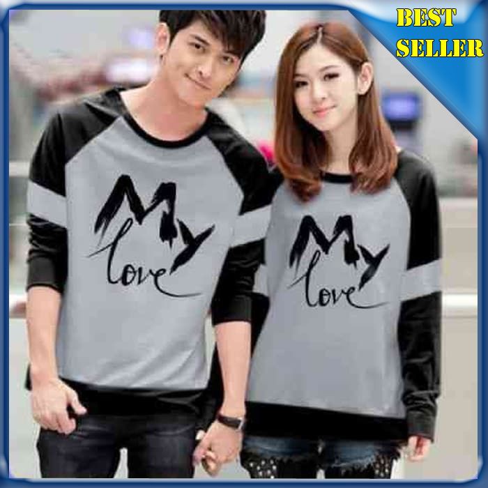 Kaos couple murah Kaos couple distro terbaru Kaos couple lengan panjang