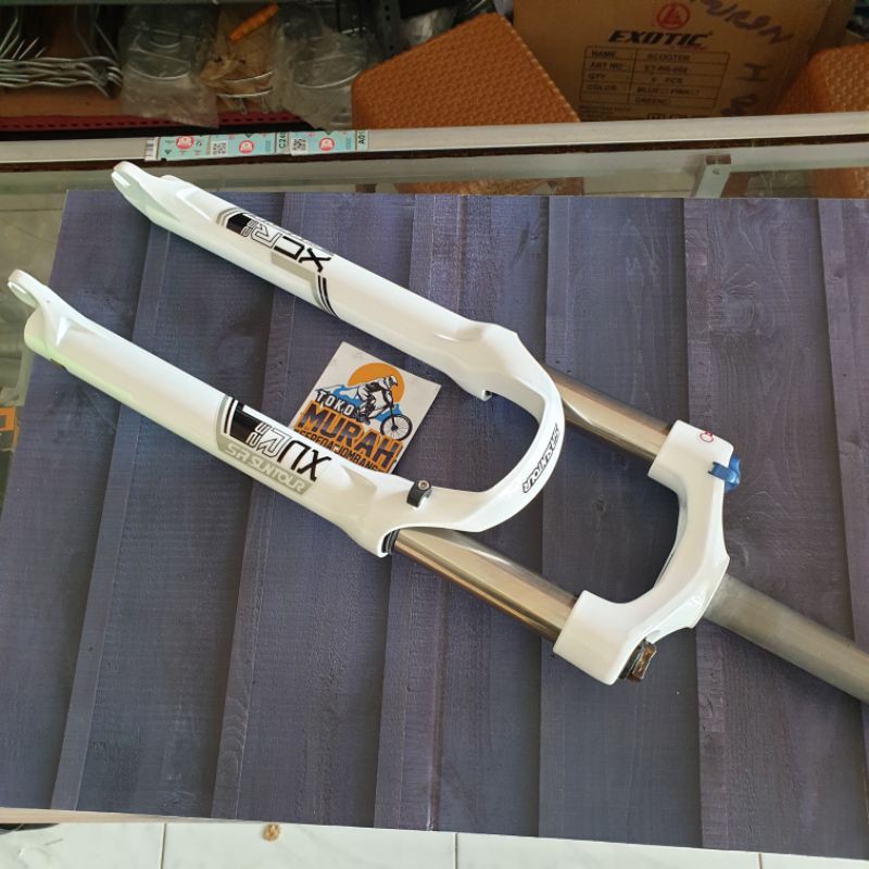 FORK 26 SR SUNTOUR XCR 32 Travel 120 LOCK OUT PRELOAD SHOCK BREAKER GARPU MTB SEPEDA