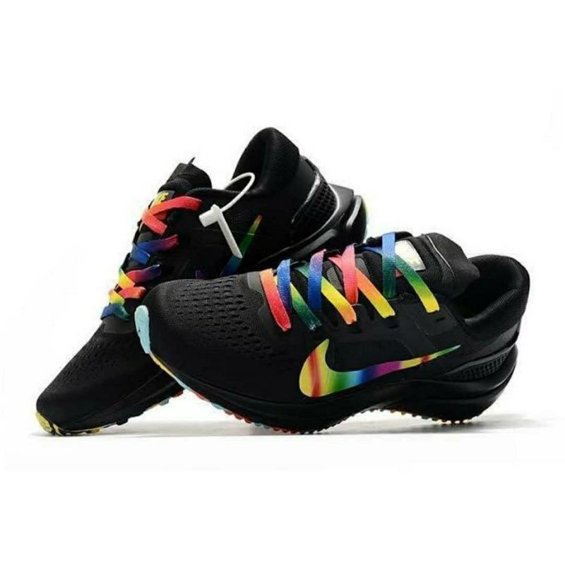 Sepatu Nike Air Zoom Vomero 15 Black Rainbow Buat Cowok