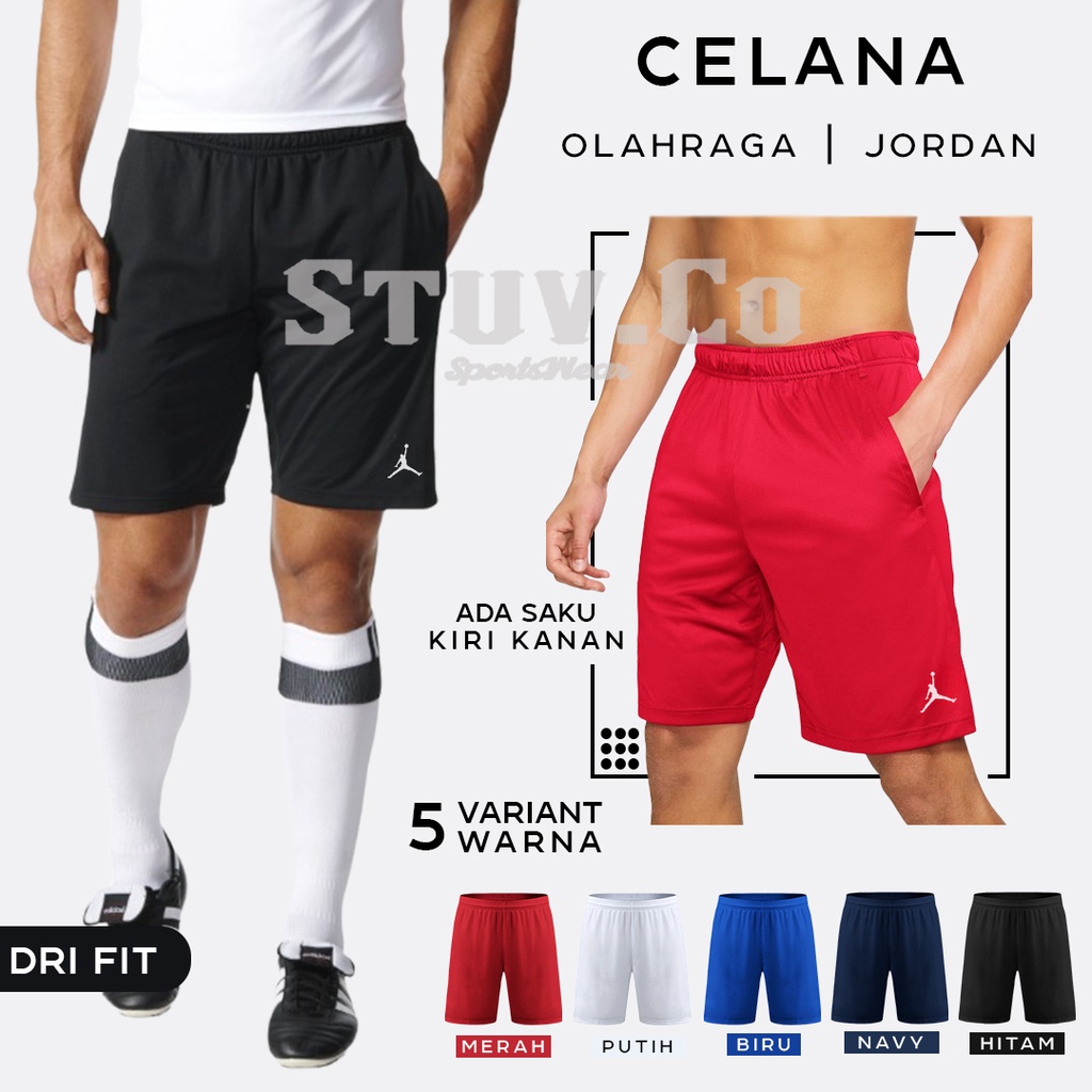 CELANA OLAHRAGA SAKU POCKET RUNNING WASIT FASHION PRIA WANITA SEHARI HARI REBAHAN