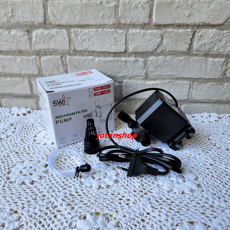 SWI STAR 1800 SWI1800 mesin Pompa filter celup power head aquarium aquascape powerheads SWI-1800