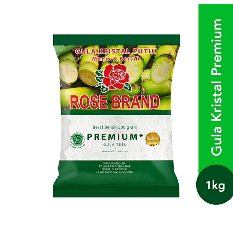 

Gula Kristal 1 kg Lokal (merek random)