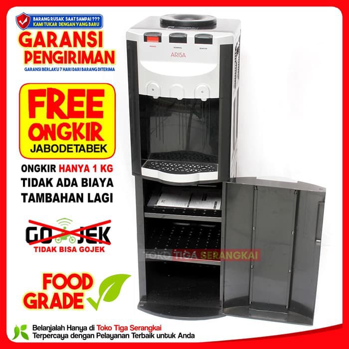 Arisa Dispenser Standing Galon Atas TWD (Free Ongkir Jabodetabek)